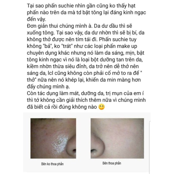 Combo 5 túi phấn suchie