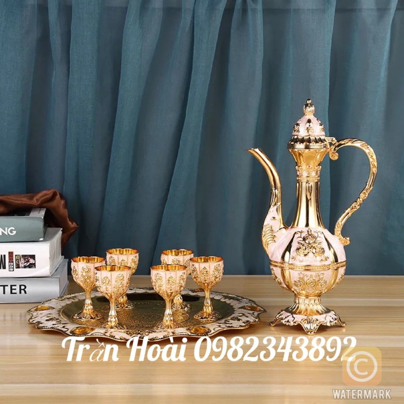 phụ kiện hầu đồng- bộ ấm và ly dâng thánh , hầu đồng | BigBuy360 - bigbuy360.vn