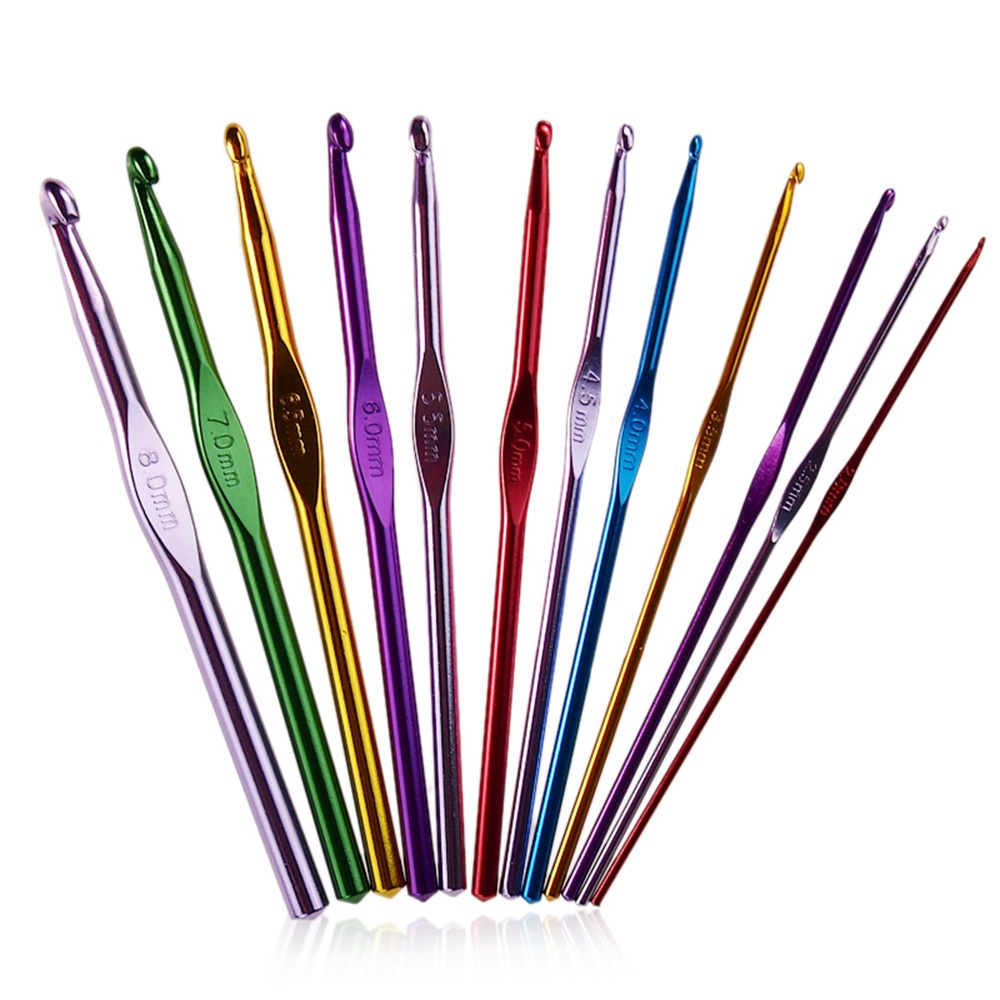 Epoch Set 12 / 14 Kim Đan Len Bằng Nhôm Nhiều Màu 2mm - 8mm / 2mm - 10mm