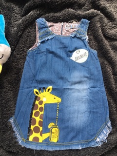 Đầm Denim cho bé gái