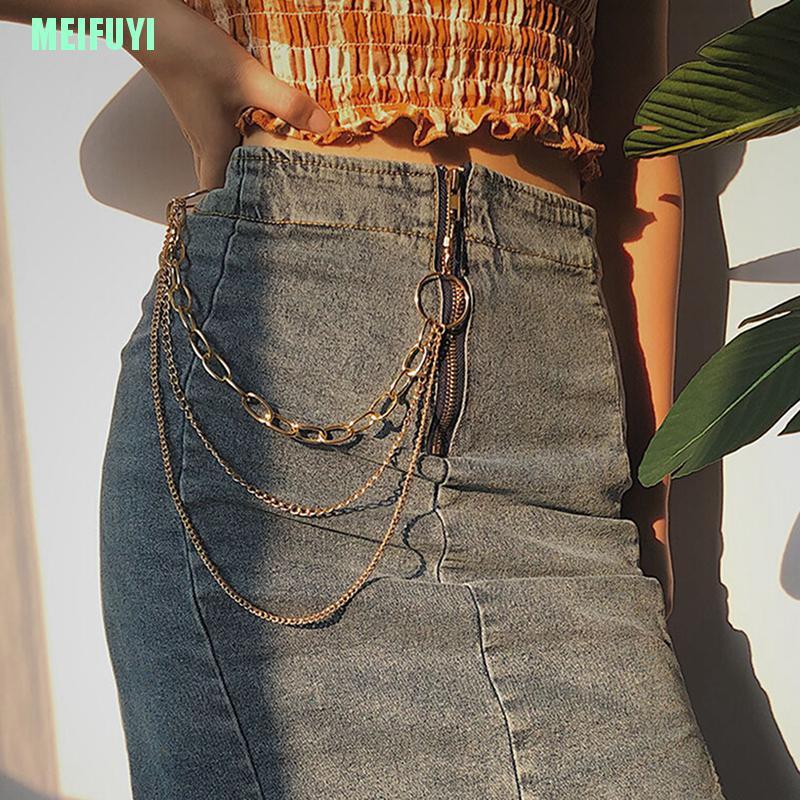 Dây Móc Xích Đeo Quần Thời Trang Cá Tính Dành Cho Nữ