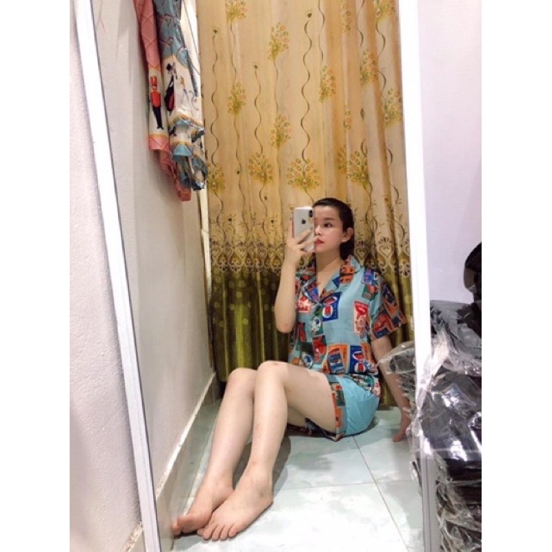 [Mã WASKT410K giảm 10K đơn 50K] Bộ lụa cộc chú lính trì (bộ cộc) | BigBuy360 - bigbuy360.vn