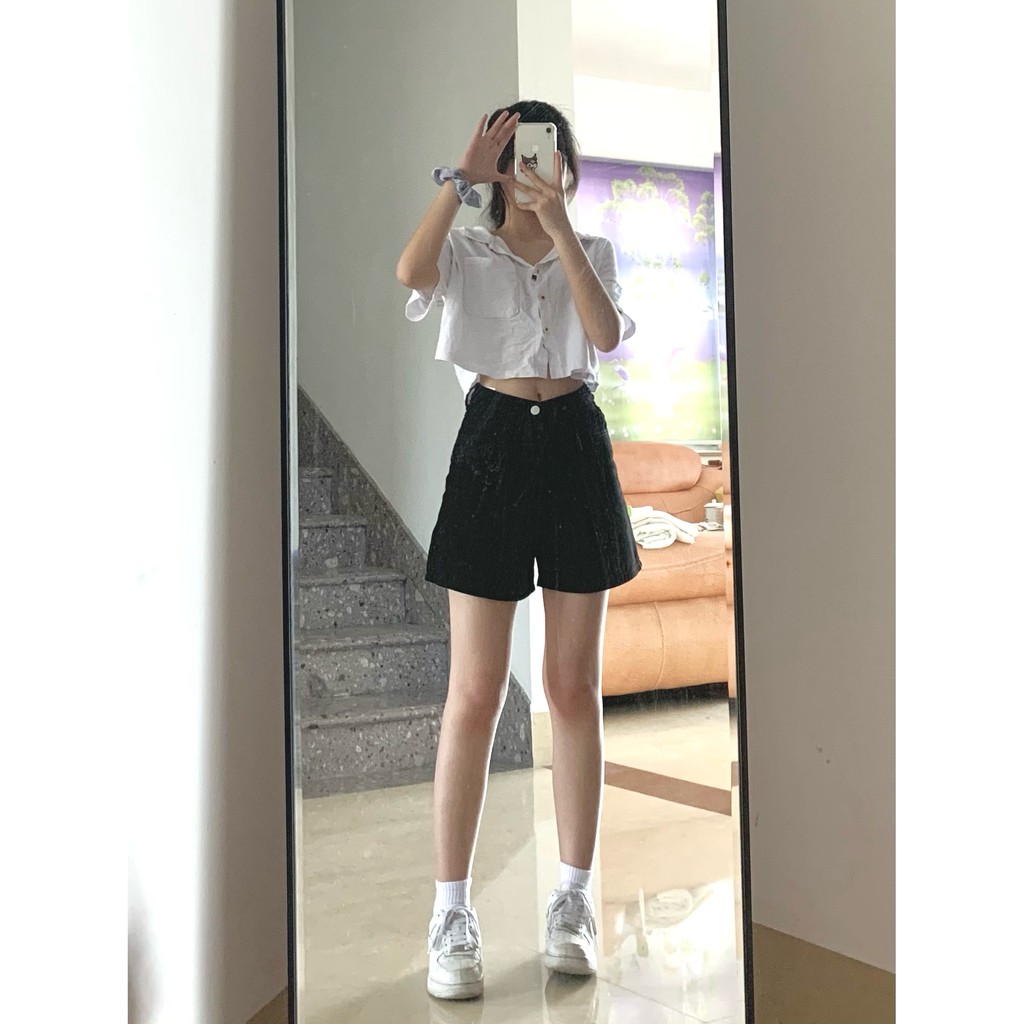 quần short ulzzang order quần sooc jean cộc lửng dáng hàn quốc  KÈM ẢNH THẬT