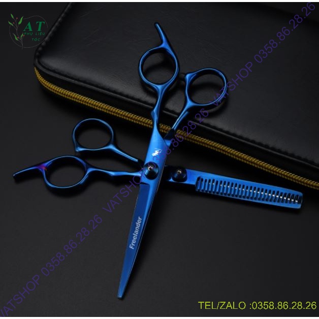 Bộ Kéo Cắt Tóc FREELANDER 6.0 VAT027 hồng vàng đen tím xanh