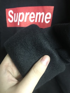 (FREE SIZE) Áo nỉ “SUP X THRASHER” ĐEN