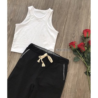 Áo 3 lỗ ngược croptop