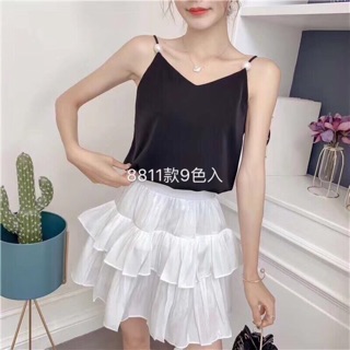 Áo 2 dây tằm ý đính ngọc
