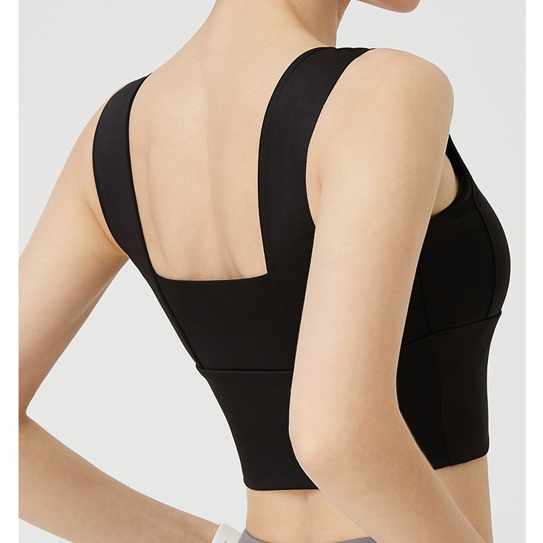 Áo bra tập gym yoga aerobic, Bra thể thao chất đẹp, kiểu dáng 2 dây AGM21
