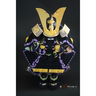 Búp bê Samurai , búp bê Nhật Bản .  Y5 TÍM ĐEN