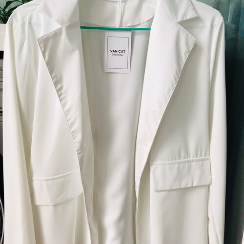 Áo vest blazer nữ công sở trơn 1 lớp Hàn Quốc 4 nút