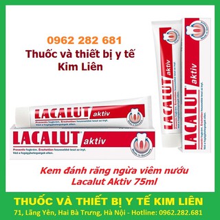 Kem đánh răng ngừa viêm nướu Lacalut Aktiv 75ml