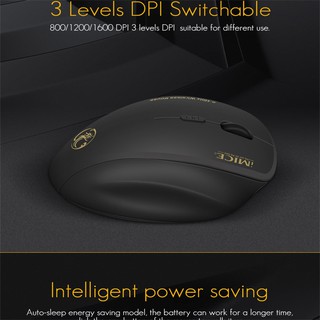 IMICE G6 Laptop PC Wireless Third Gear Adjustable USB Receiver Mouse Game Mice