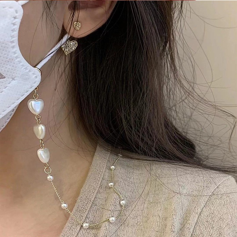 [Hàng mới về] Dây Đeo Hợp Kim Giúp Chống Thất Lạc Khẩu Trang Phong Cách Hàn Quốc | BigBuy360 - bigbuy360.vn