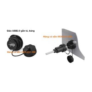 Giắc USB gắn tủ bảng điện, hộp điều khiển, usb gắn tủ bảng điện công nghiệp chuyên nghiệp (usb Panel Mount)…