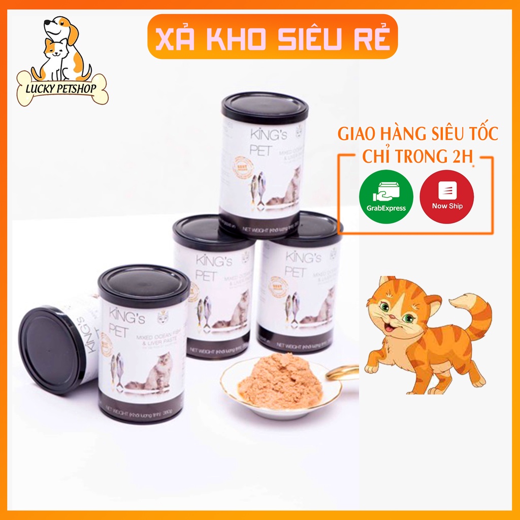 [THỨC ĂN ĐÓNG GÓI] PATE KING'S PET 380GR