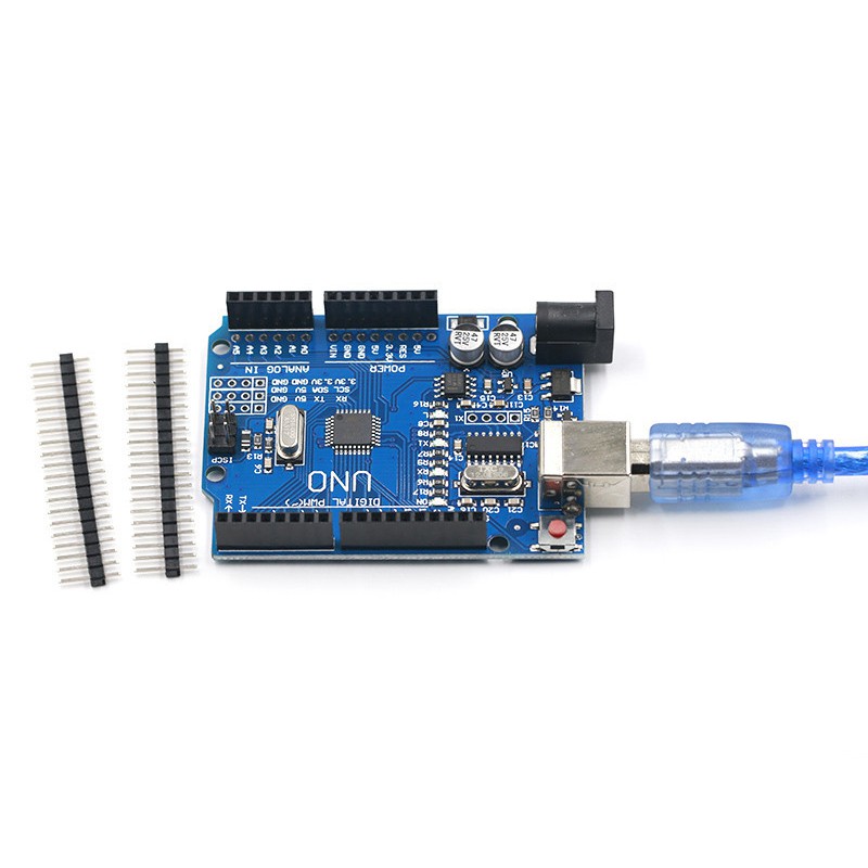 Bảng phát triển ATmega328P UNO R3 cho Arduino UNO R3 với chân thẳng và cáp USB