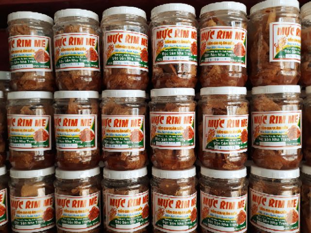 🎁🎁 Hũ 200gr Mực nguyên con rim me loại 1 - Mực rim me nguyên con Nha Trang rất ngon | BigBuy360 - bigbuy360.vn