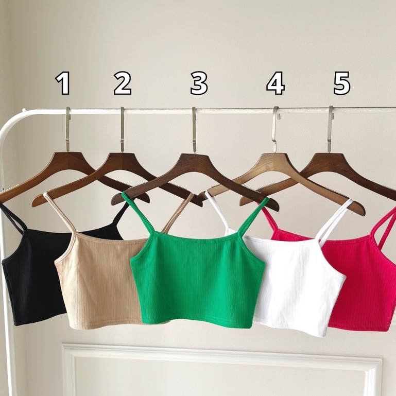 Áo croptop mùa hè aya hai dây trẻ trung năng động Miều Est.2013