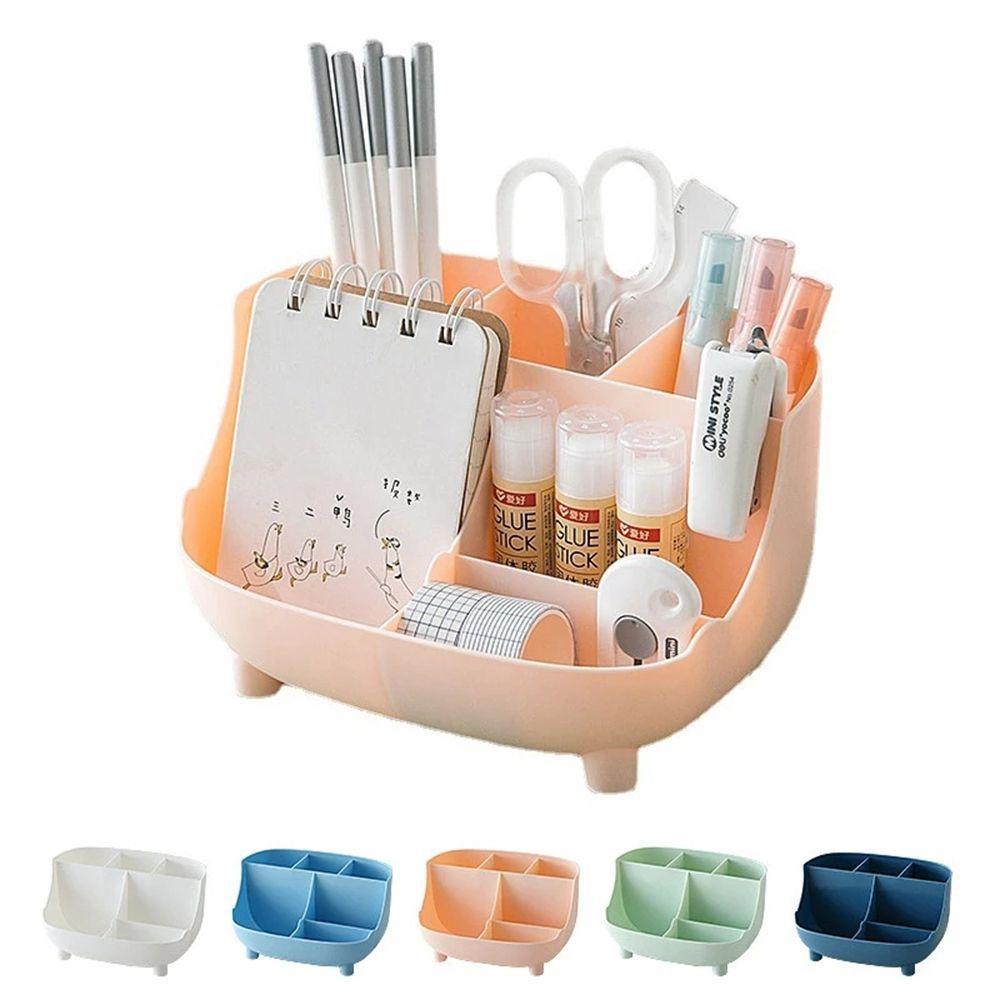 Hộp Đựng Bút/Đồ Trang Điểm Để Bàn 6 Ngăn Đa Năng Nhiều Màu Sắc Sáng Tạo Dành Cho Học Sinh/Văn Phòng