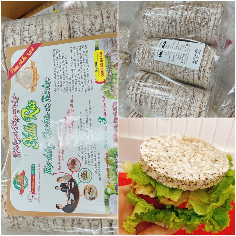 BÁNH GẠO LỨT - phù hợp những bạn tập gym, ăn kiêng, healthy