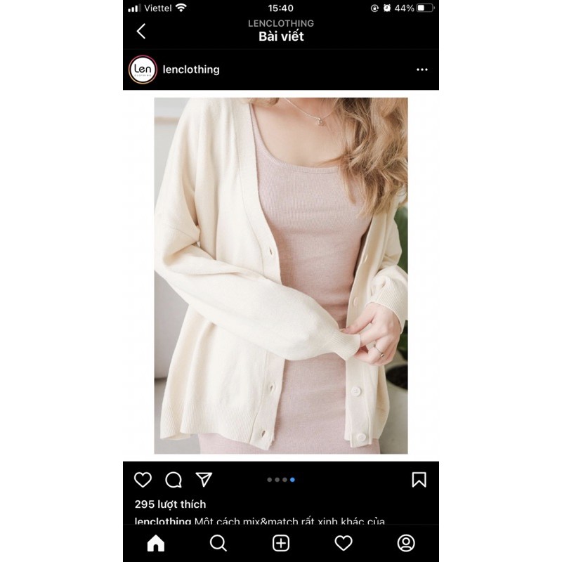 Thanh lí cardigan Len