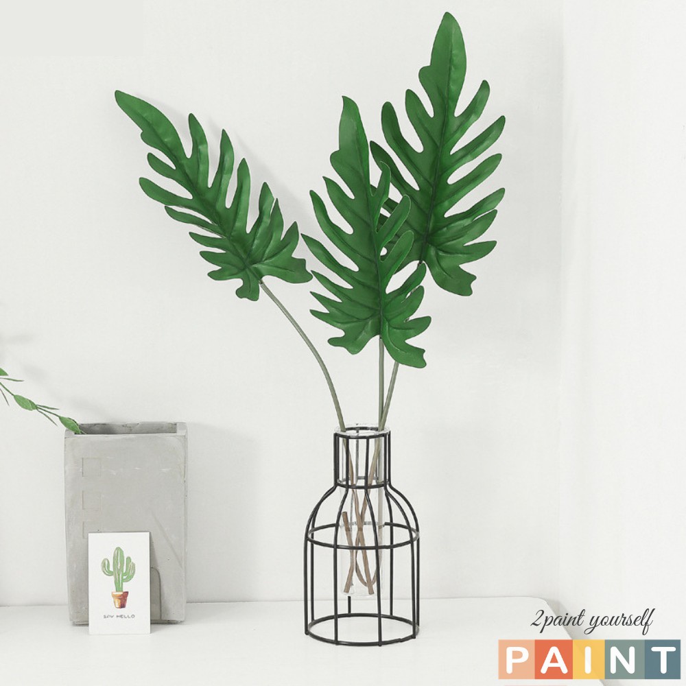 Hoa giả trang trí lá giả bạch đàn decor bình và lọ, phụ kiện chụp ảnh phong cách Bắc Âu 2PAINT