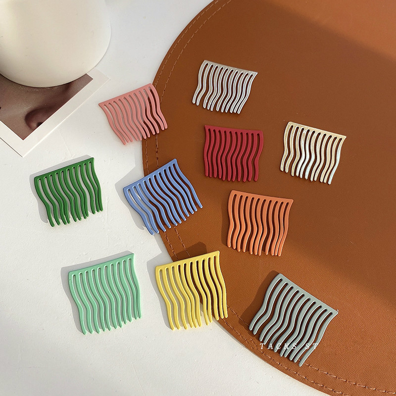 Lược cài tóc mái hợp kim chống trượt thời trang hàn quốc