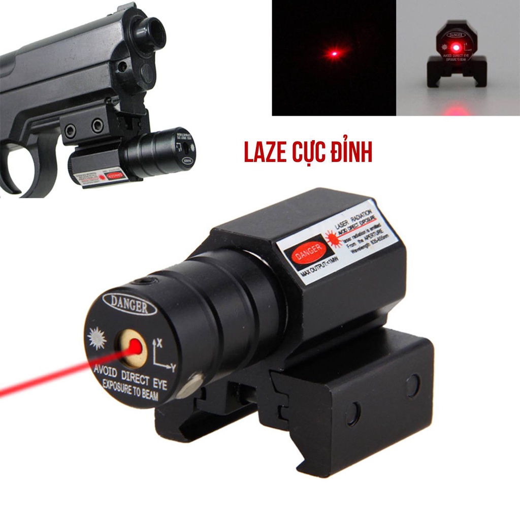 Đèn Laze Kim Loại - Phụ Kiện Nâng Cấp Cho Đồ Chơi Nerf