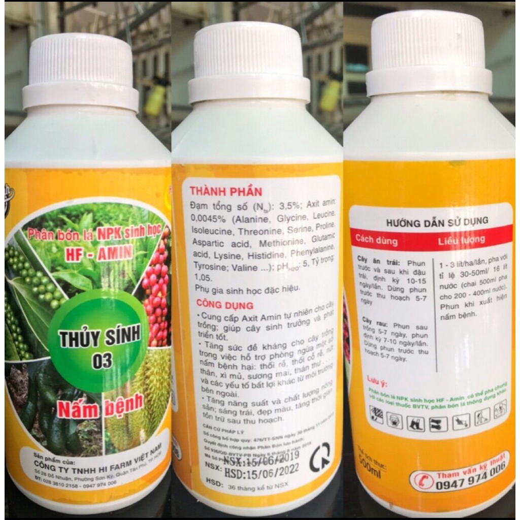 Phân bón lá Thuỷ Sính 03