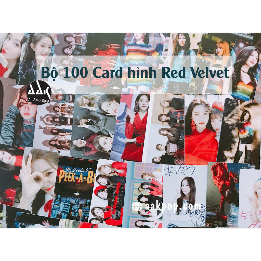 [RV] Bộ 100 card hình (Tặng kèm sổ card)