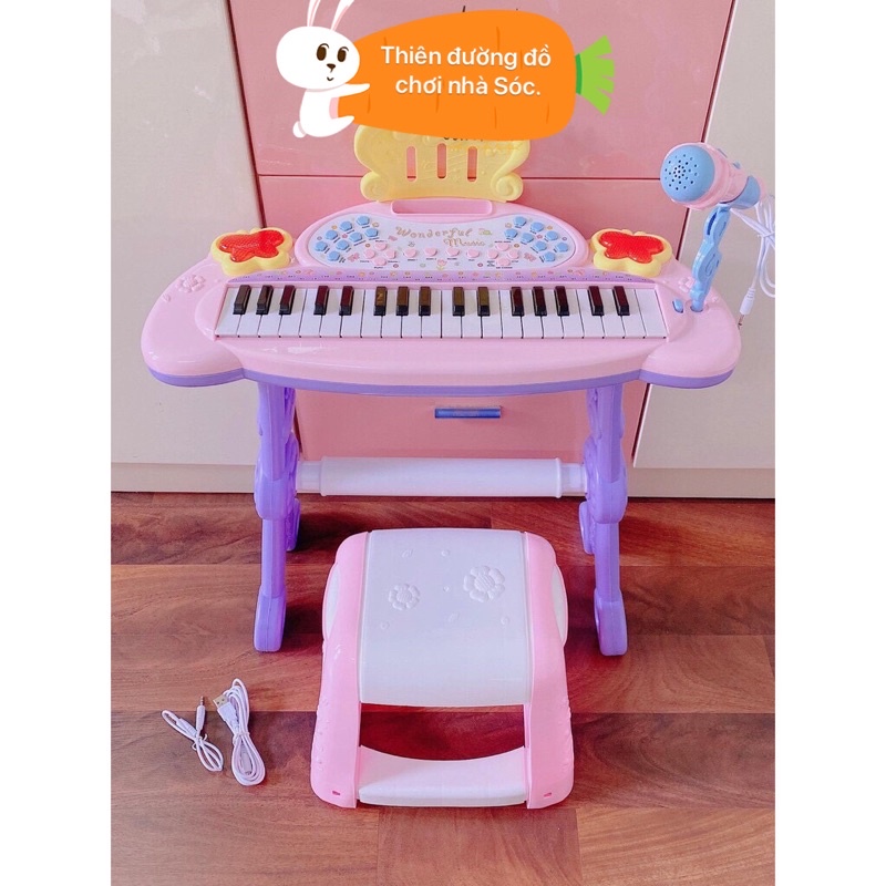 Đồ chơi bộ đàn piano có mic