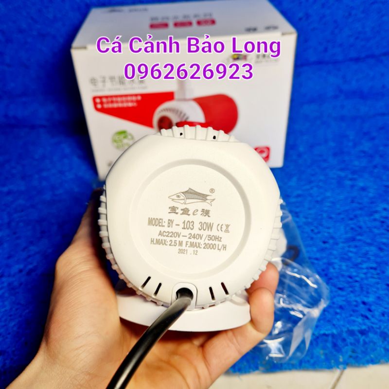 BƠM BAOYU BY 103 , BƠM LÀM SẠCH HỒ CÁ, BỂ KÍNH, BỂ THỦY SINH