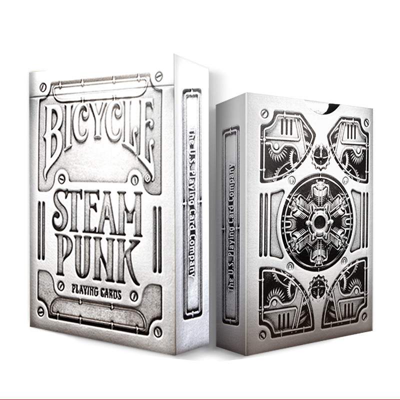 Bicycle Silver Steampunk Playing Card Solitaire Magic Playing Card Magic Trick Collection Card Game Card