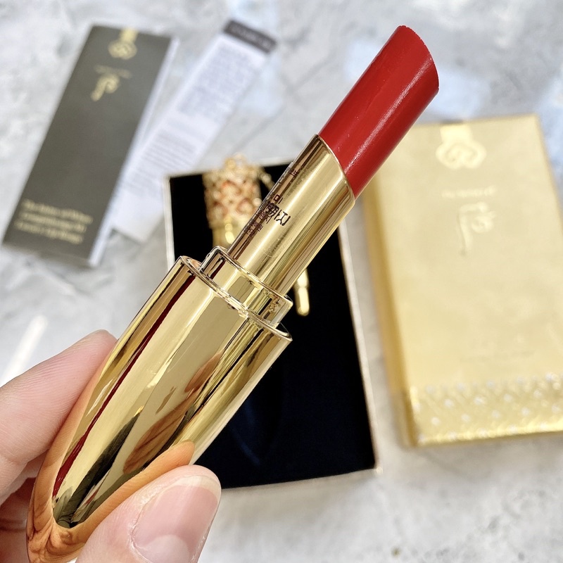 CÓ TEM LG VINA  - Son môi Hoàng hậu Whoo Mi Luxury Lip Rouge mềm mại, bền màu lâu trôi