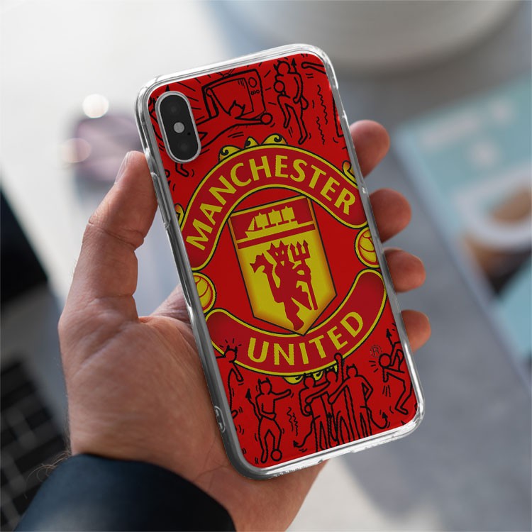 Ốp lưng logo tuyệt đẹp CLB Manchester United cho Iphone 5 6 7 8 Plus 11 12 Pro Max X Xr FOO20210118