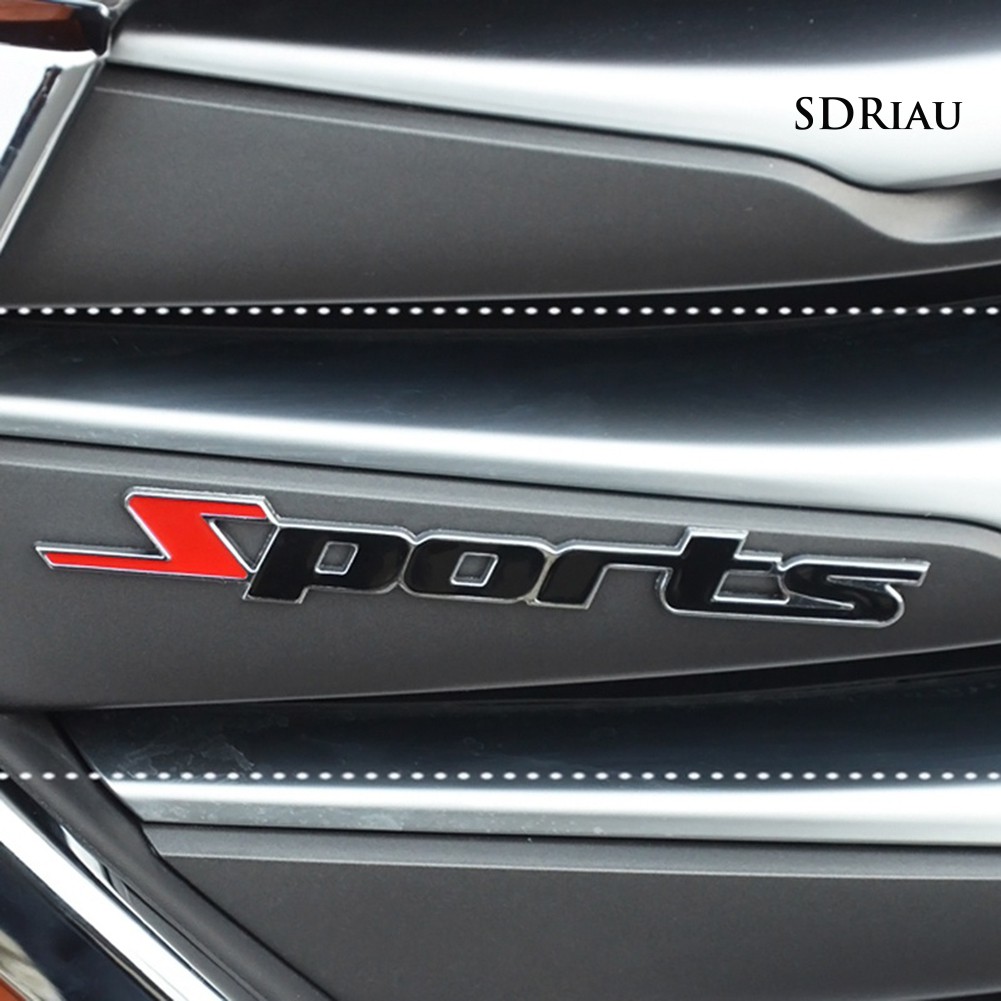 Miếng dán logo 3D kim loại trang trí ô tô