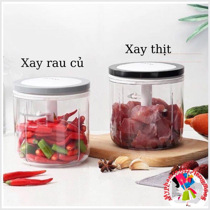 Máy xay kéo tay thông minh