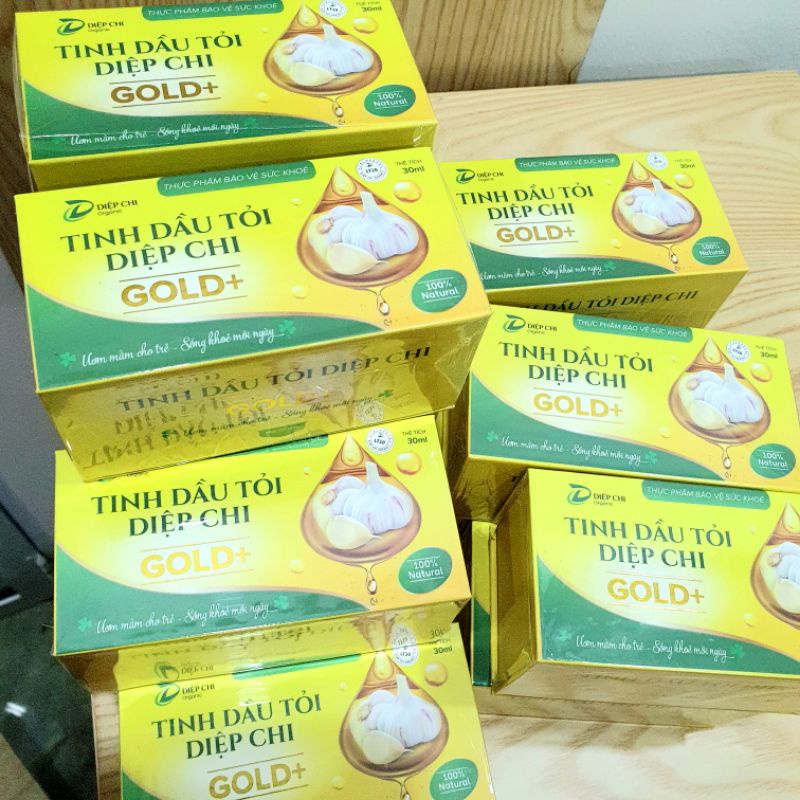 Dầu tỏi Diệp Chi gold +. Tinh dầu tỏi giúp đề phòng cảm cúm, giảm ho, tăng đề kháng, an toàn cho bé hàng chính hãng