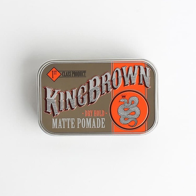Sáp vuốt tóc King Brown Matte Pomade 75g
