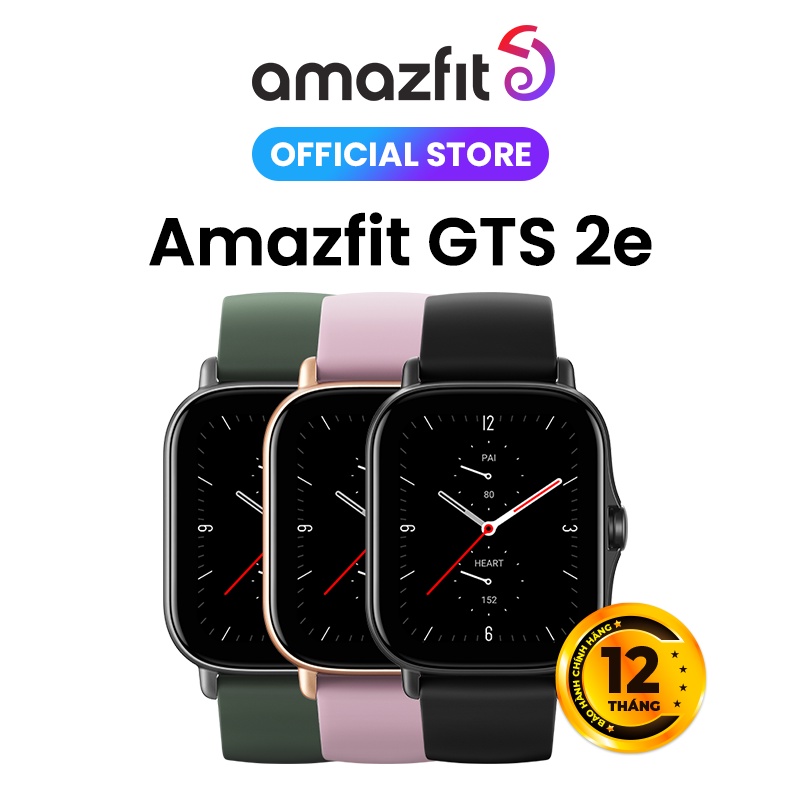 Đồng hồ thông minh cao cấp Amazfit GTS 2e 90 chế độ thể thao Pin 714 ngày