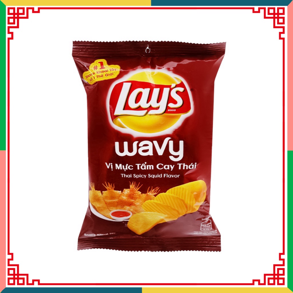 Bánh snack củ khoai tây Lays nhiều vi gói nhỏ 35g ( Đại lý Ngọc Toản)