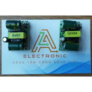 Nguồn xung mini 12v 400ma - 5v 700ma