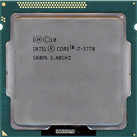 Chip Intel Core i7 3770 3.40GHz(up to 3.9GHz, 4 lõi,8 luồng), Bus 1333/1600MHz (Giá Khai Trương)