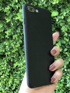 ỐP 6plus IP 7plus 8 8plus SILICON MỀM ĐEN