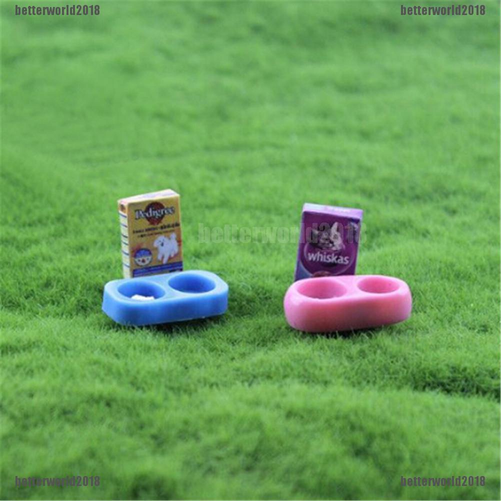 Mô Hình Tô Đựng Thức Ăn Tỉ Lệ 1 / 12 Dùng Trang Trí Nhà Búp Bê