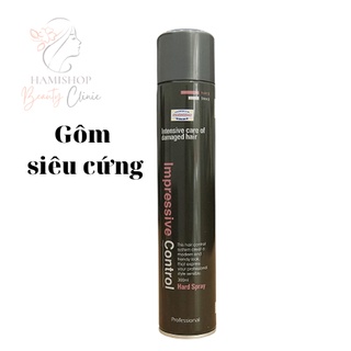 Gôm xịt giữ nếp tóc mugen đen cứng hàn quốc 300ml - hamishop
