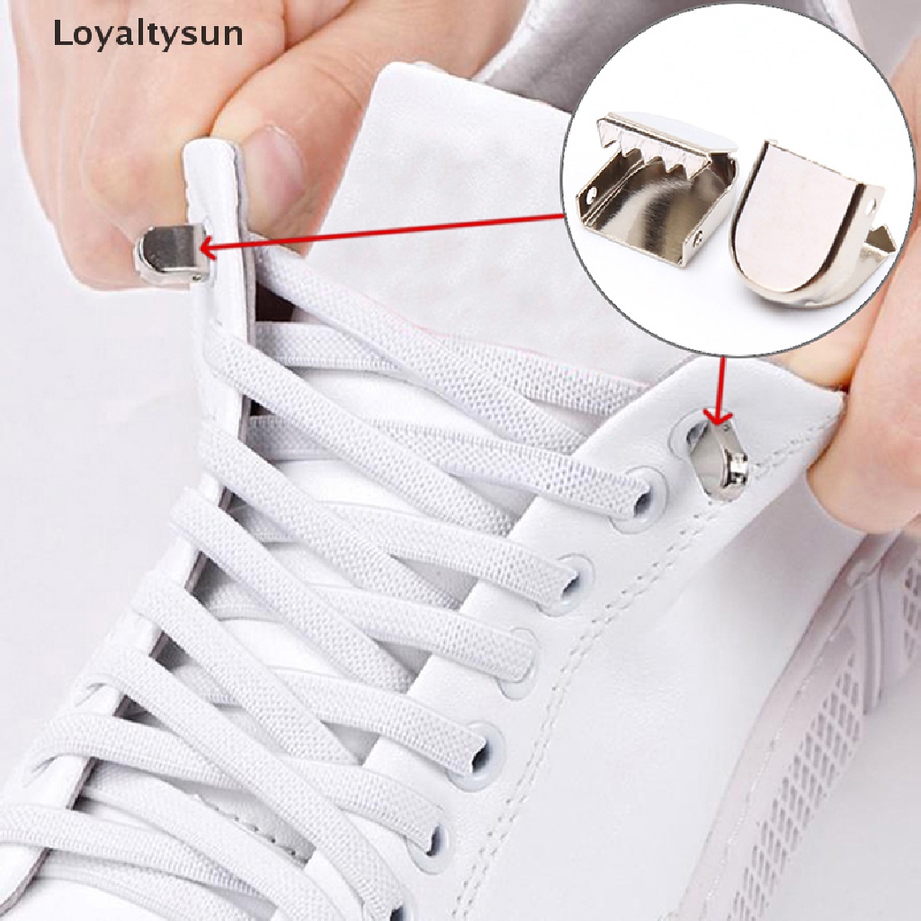 1 cặp khóa dây giày không cần buộc mới