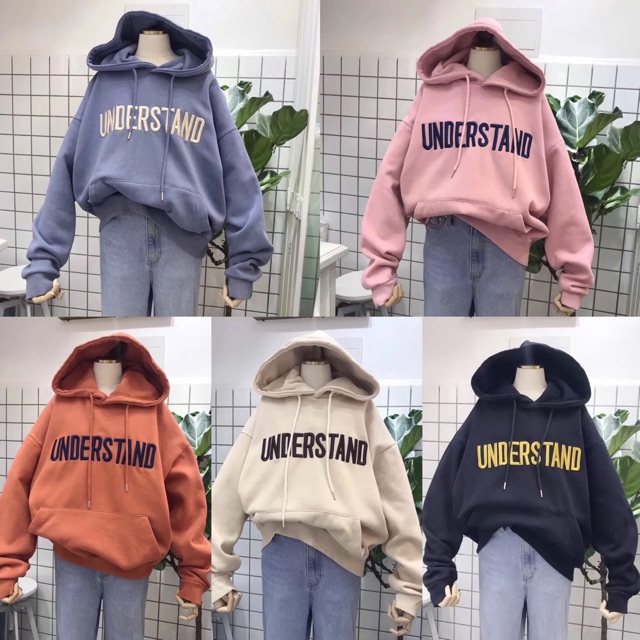 Áo hoodie Understand nỉ bông BIGOMALL