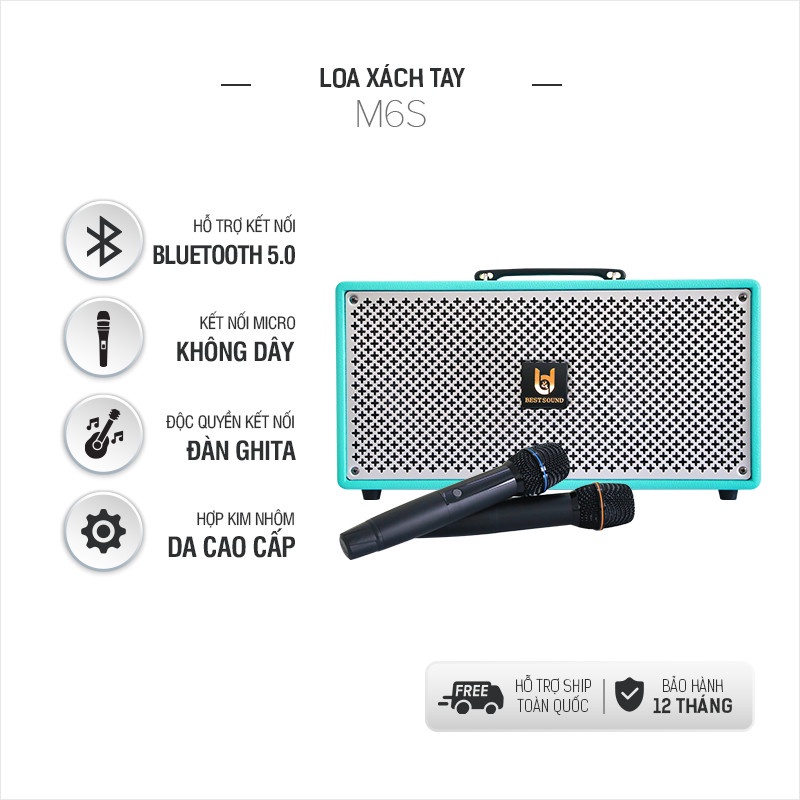 Loa karaoke Di Động M5 có echo reverb DSP