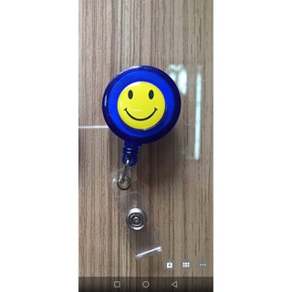 Kẹp thẻ tên dây rút mặt cười, đầu kẹp thẻ